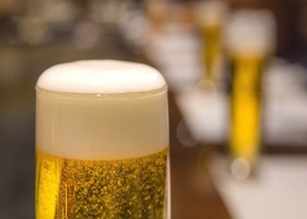 ビールの泡
