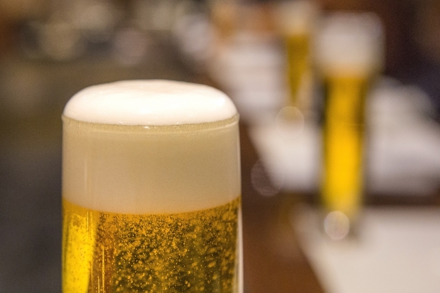 ビールの泡